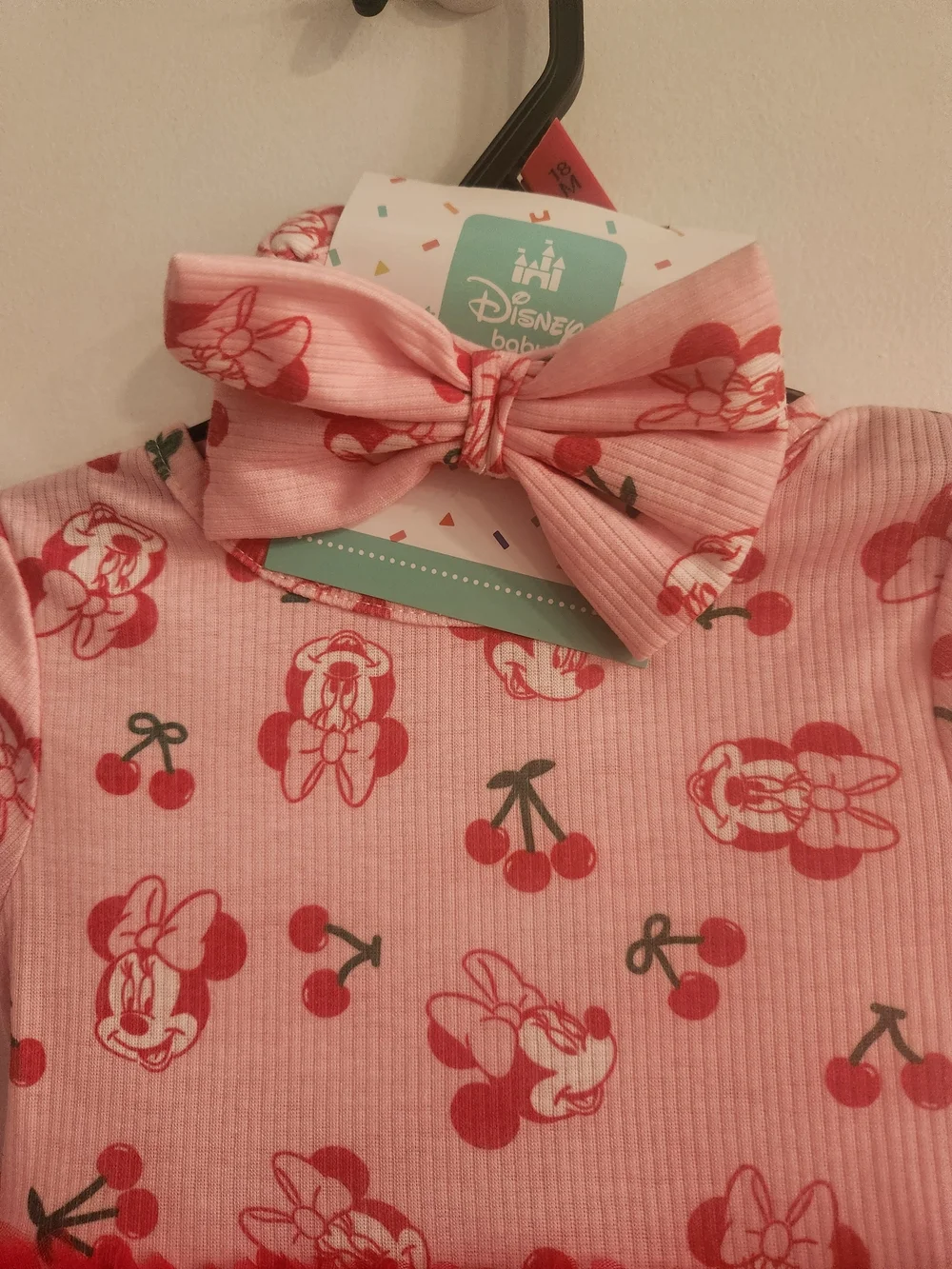 Disney Pink & Red Minnie Cherry Tutu Dress for Kids